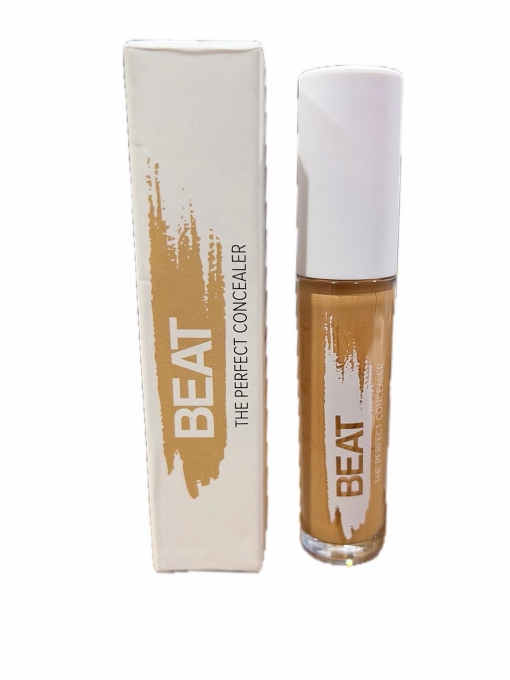 $26 Retail NIB Belle Beauty by Kim Gravel BEAT The Perfect Concealer Medium Tan